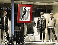 cartellonistica luminosa per VETRINE DI NEGOZI