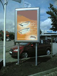 affissioni multimmagine luminose